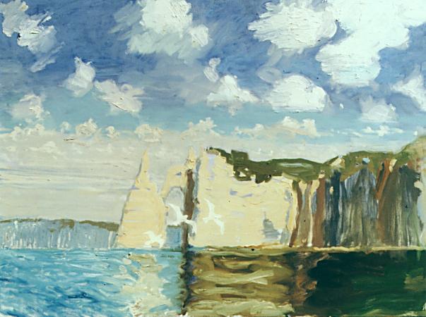 Falaise D'Aval and Seagulls