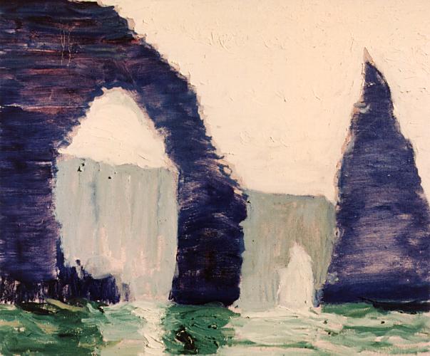 Fisherman at Porte D'Aval