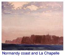 Normandy coast and La Chapelle